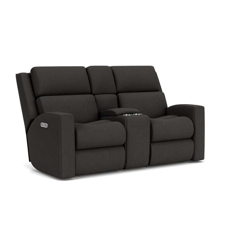 Flexsteel Score Power Reclining Fabric Loveseat 2805-601L-984-02 IMAGE 1