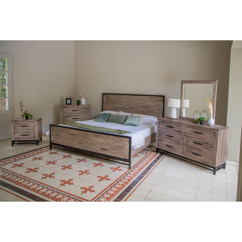 International Furniture Direct Blacksmith King Panel Bed IFD2321HBDEK/IFD2321PLTEK IMAGE 3