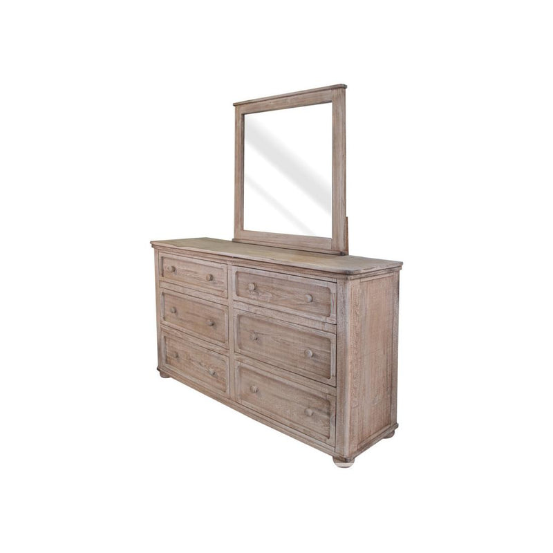 International Furniture Direct Nizuc Dresser Mirror IFD2241MIR IMAGE 2