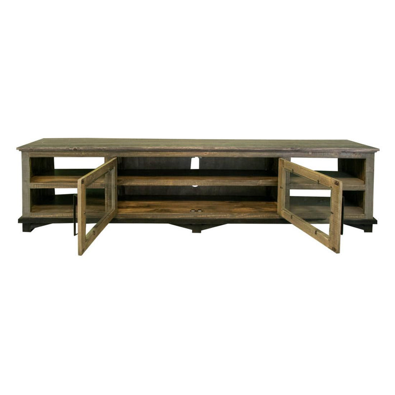 International Furniture Direct Loft Brown TV Stand IFD6441STN93 IMAGE 2