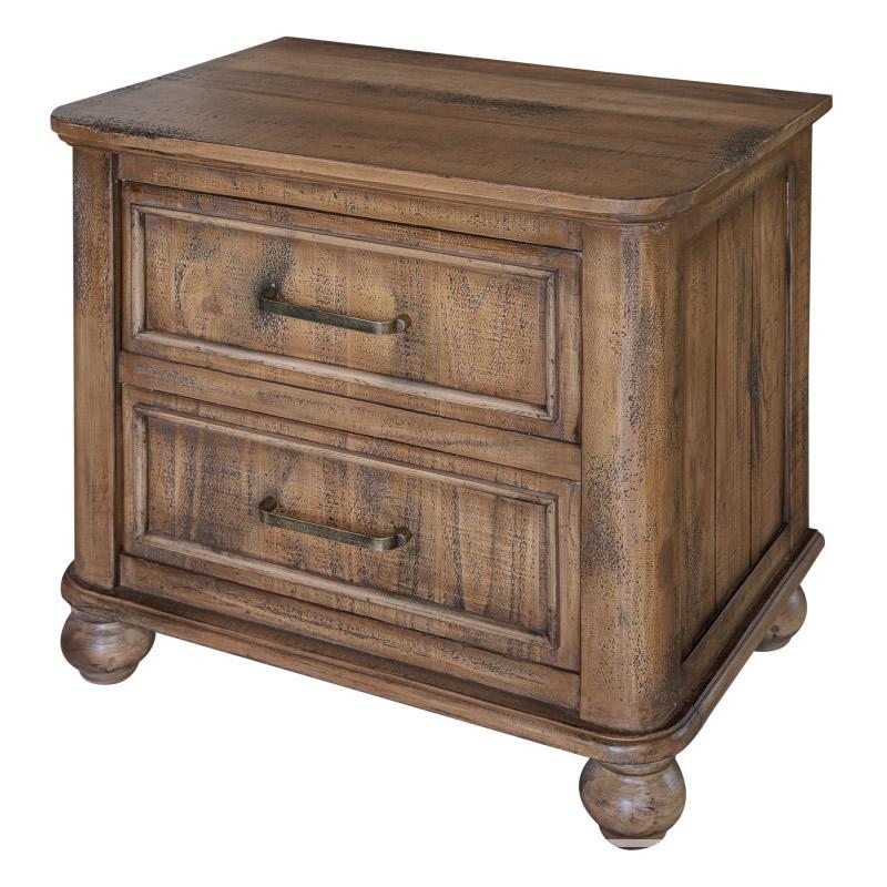 International Furniture Direct Villahermosa 2-Drawer Nightstand IFD7401NTS IMAGE 1