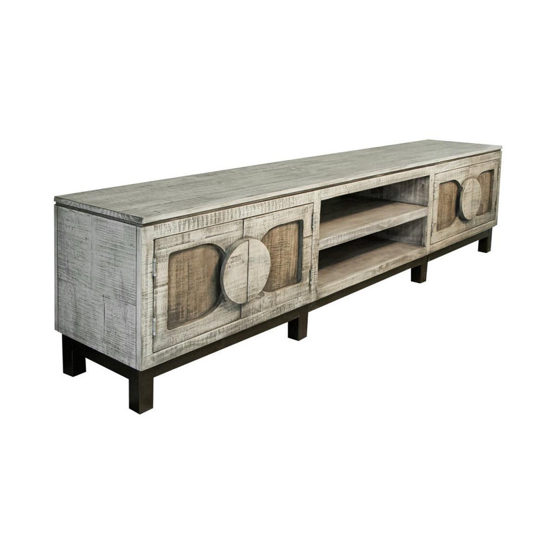 International Furniture Direct Cosala TV Stand IFD8081STN93WT IMAGE 1