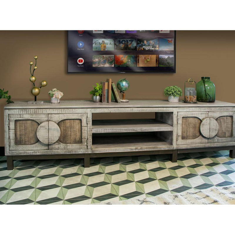 International Furniture Direct Cosala TV Stand IFD8081STN93WT IMAGE 3