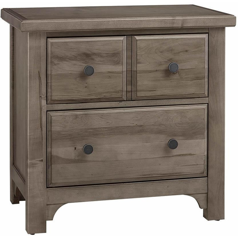 Vaughan-Bassett Cool Farmhouse 2-Drawer Nightstand 801-227 IMAGE 1