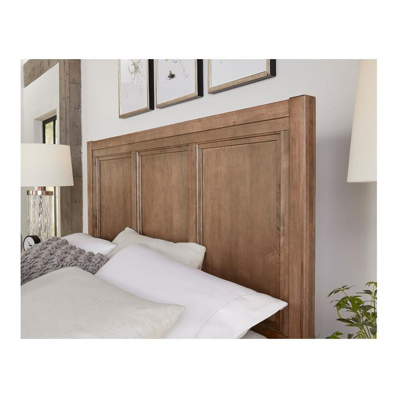 Vaughan-Bassett Cool Farmhouse Queen Panel Bed with Storage 800-557-050B-502-555 IMAGE 2