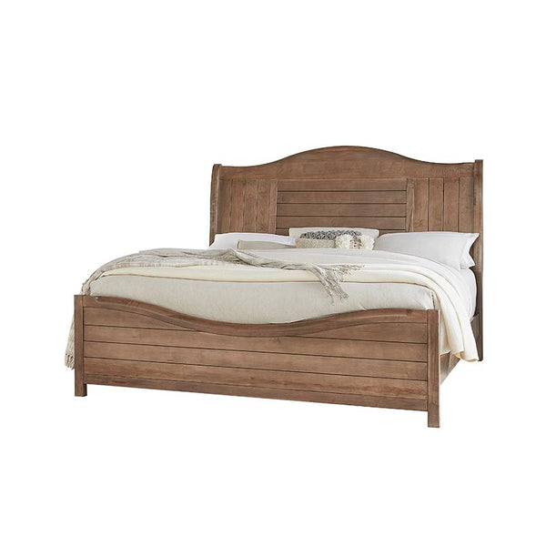 Vaughan-Bassett Cool Farmhouse Queen Sleigh Bed 800-553-355-922 IMAGE 1