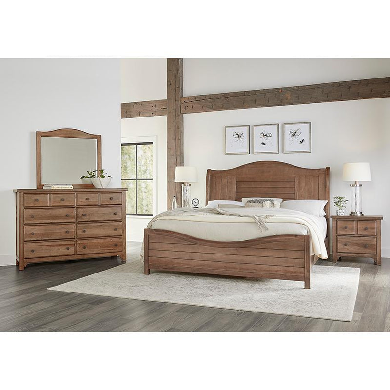 Vaughan-Bassett Cool Farmhouse Queen Sleigh Bed 800-553-355-922 IMAGE 4