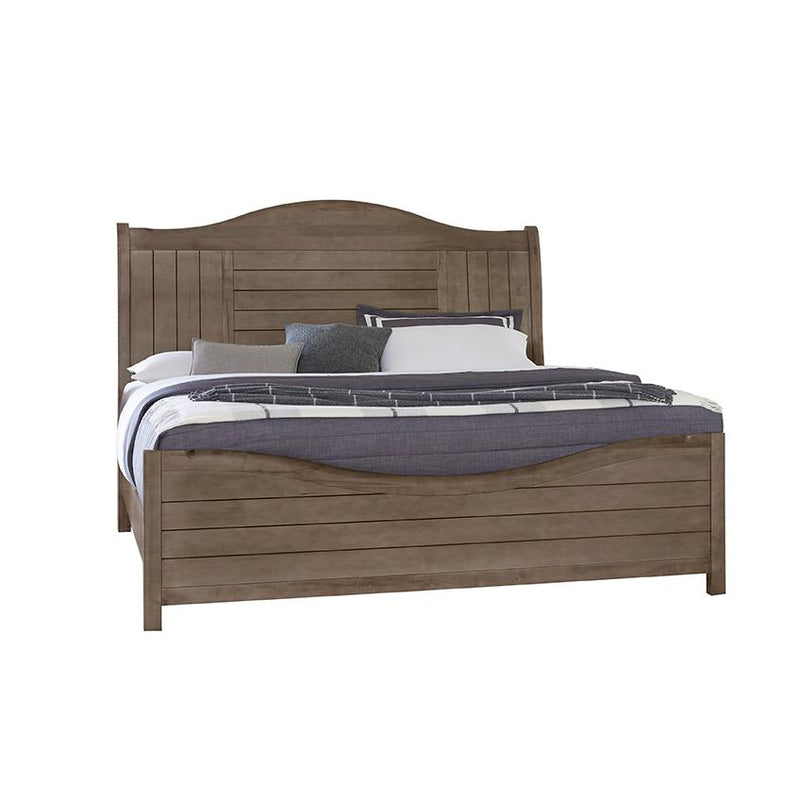 Vaughan-Bassett Cool Farmhouse King Sleigh Bed 801-663-366-922-MS1 IMAGE 1