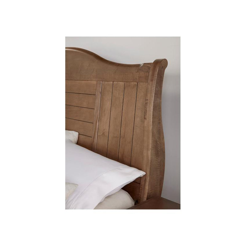 Vaughan-Bassett Cool Farmhouse Queen Sleigh Bed with Storage 800-553-050B-502-555 IMAGE 2