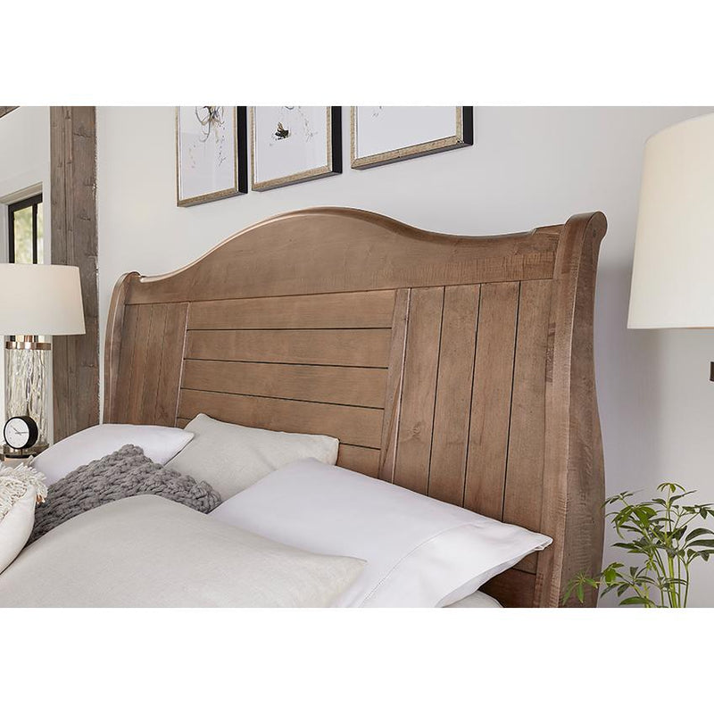 Vaughan-Bassett Cool Farmhouse Queen Sleigh Bed with Storage 800-553-050B-502-555 IMAGE 3