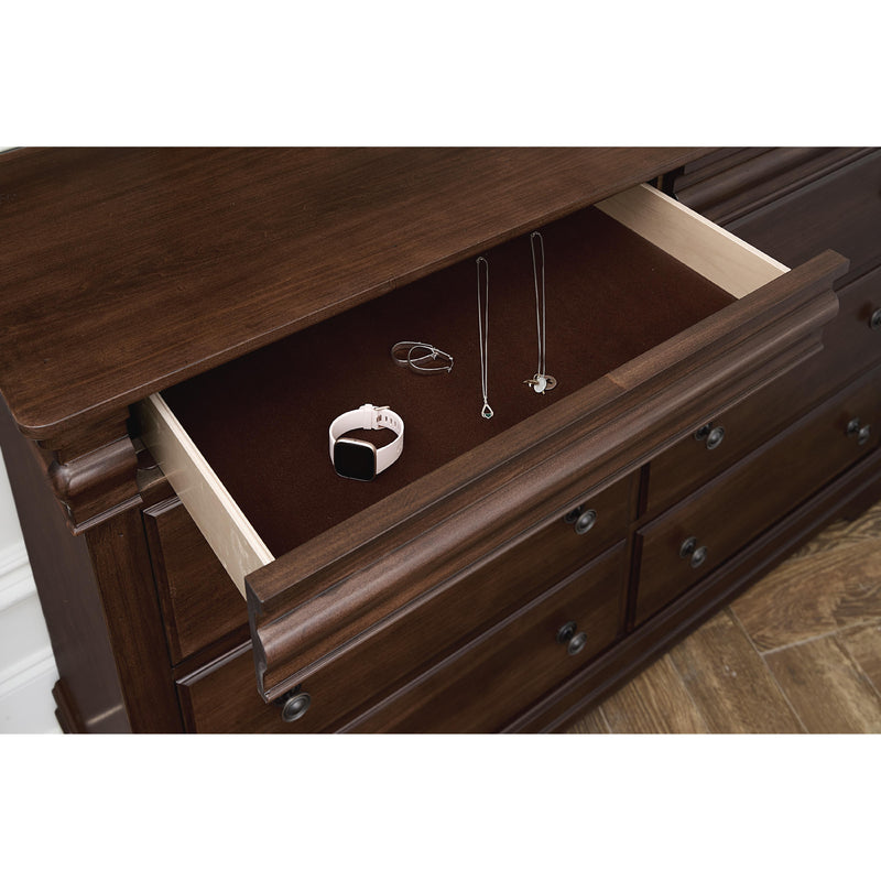 Vaughan-Bassett Vista 770-115 5 Drawer Chest - Warm Cherry IMAGE 4