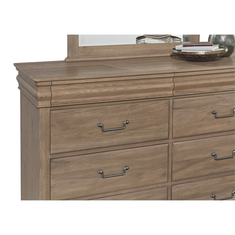 Vaughan-Bassett Vista 771-002 8 Drawer Dresser - Natural Oak IMAGE 9