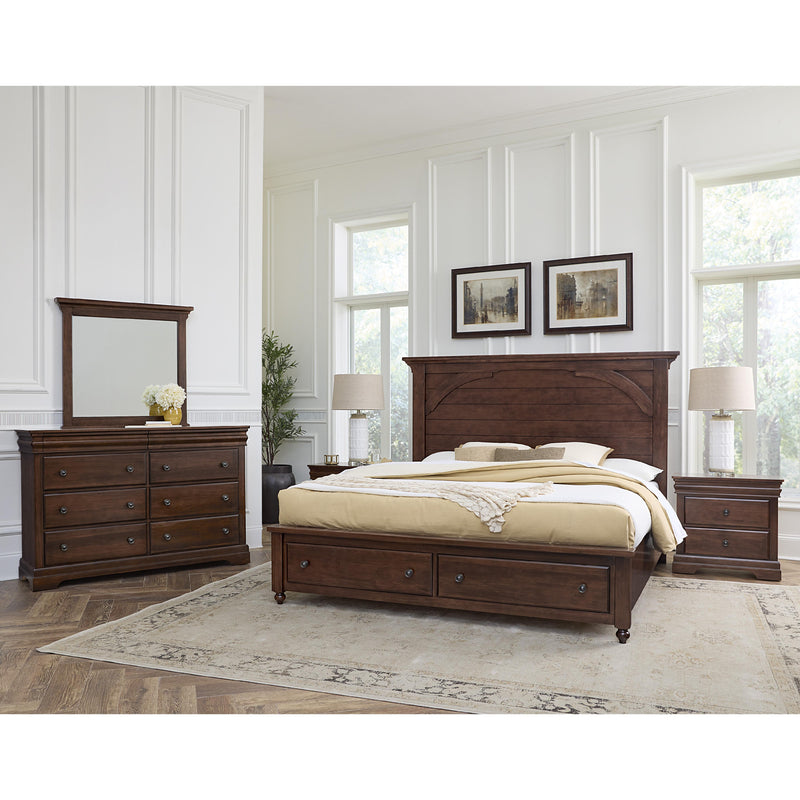 Vaughan-Bassett Vista King Mansion Bed with Storage 770-669-066B-502-666 IMAGE 2