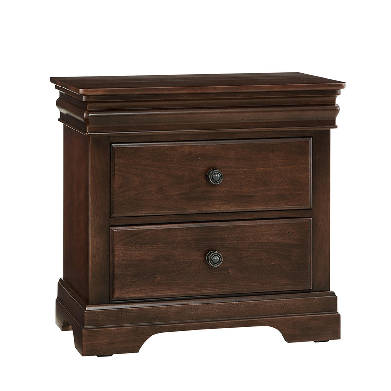 Vaughan-Bassett Vista 2-Drawer Nightstand 770-226 IMAGE 1