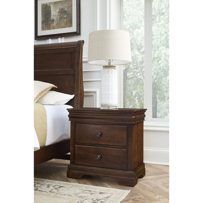 Vaughan-Bassett Vista 2-Drawer Nightstand 770-226 IMAGE 3