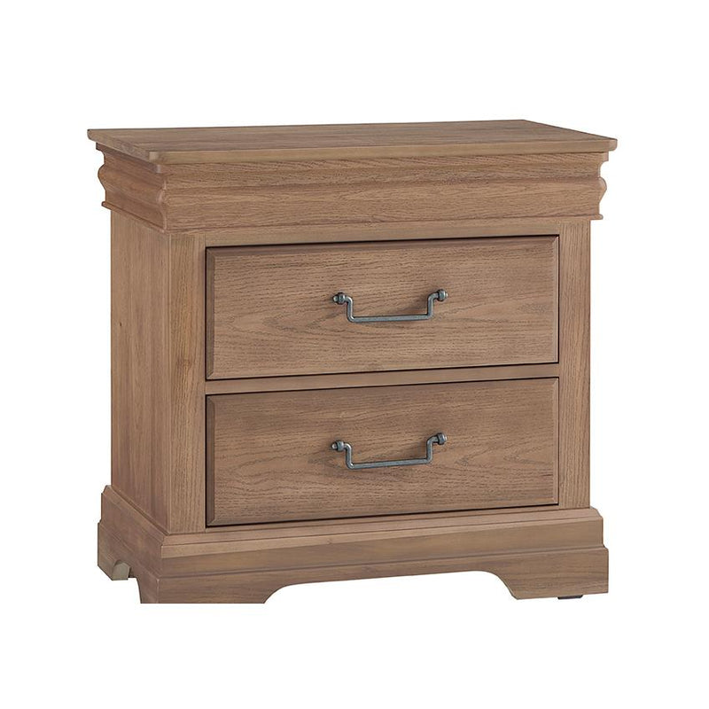 Vaughan-Bassett Vista 2-Drawer Nightstand 771-226 IMAGE 1