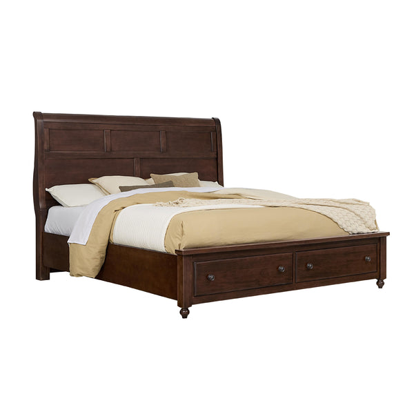 Vaughan-Bassett Vista Queen Mansion Bed with Storage 770-553-050B-502-555 IMAGE 1