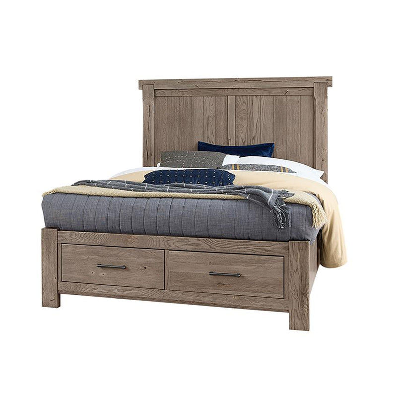 Vaughan-Bassett Yellowstone Queen Panel Bed with Storage 780-558-050B-502-555 IMAGE 1