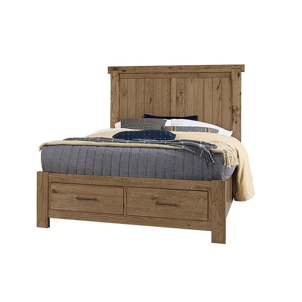 Vaughan-Bassett Yellowstone Queen Panel Bed with Storage 782-558-050B-502-555 IMAGE 1