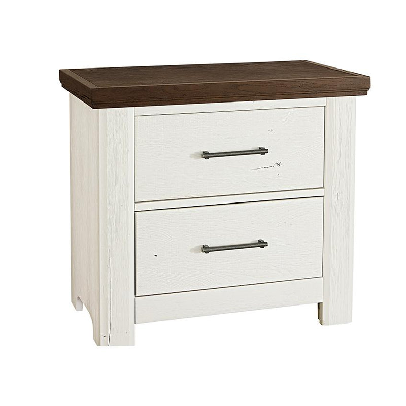 Vaughan-Bassett Yellowstone 2-Drawer Nightstand 784-227 IMAGE 1