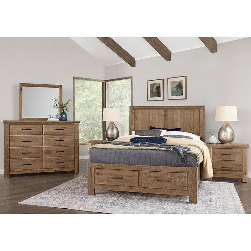 Vaughan-Bassett Yellowstone King Panel Bed with Storage 782-667-066B-502-666 IMAGE 4