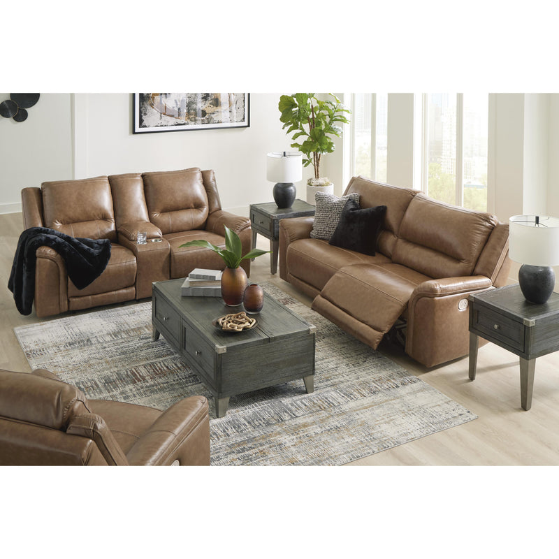 Signature Design by Ashley Trasimeno Power Leather Match Recliner U8281513 IMAGE 12