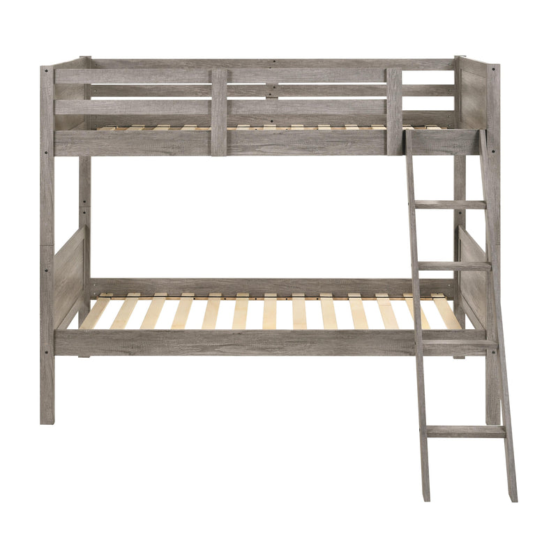 Coaster Furniture Ryder 400818 Twin over Twin Bunk Bed - Weathered Taupe IMAGE 4