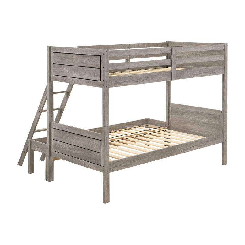 Coaster Furniture Ryder 400819 Twin over Full Bunk Bed - Weathered Taupe IMAGE 5