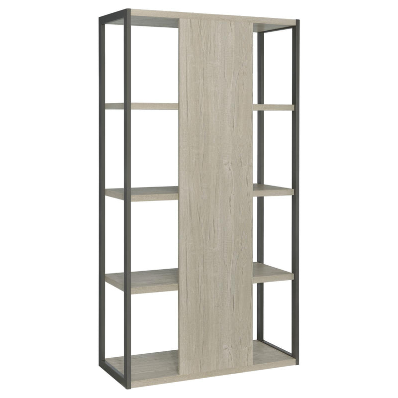 Coaster Furniture Loomis 805883 4-shelf Bookcase - Whitewashed Grey IMAGE 6