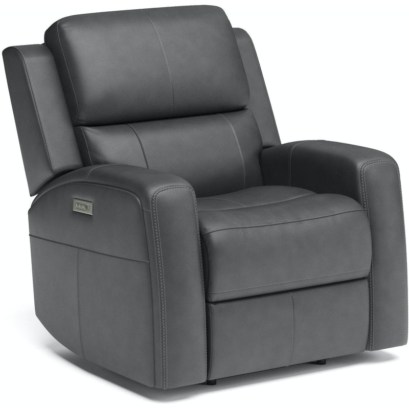 Flexsteel Linden Power Leather Match Recliner 1043-50PH 946-02 IMAGE 1