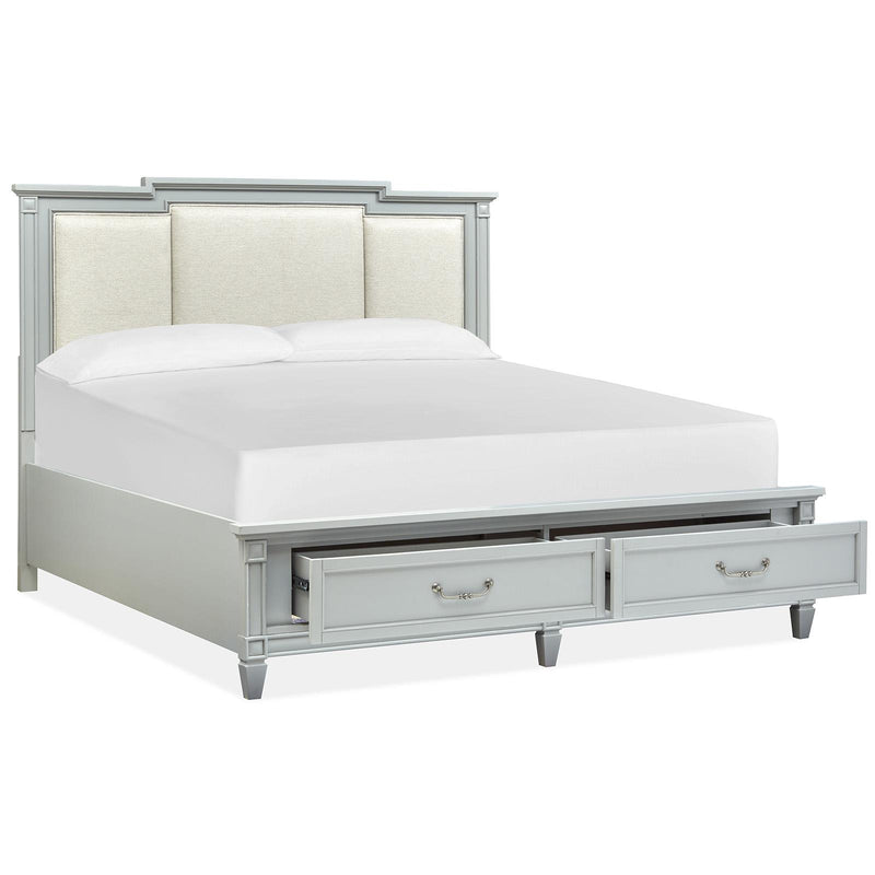 Magnussen Glenbrook King Upholstered Panel Bed with Storage B5668-55R/B5668-65F/B5668-65H IMAGE 2