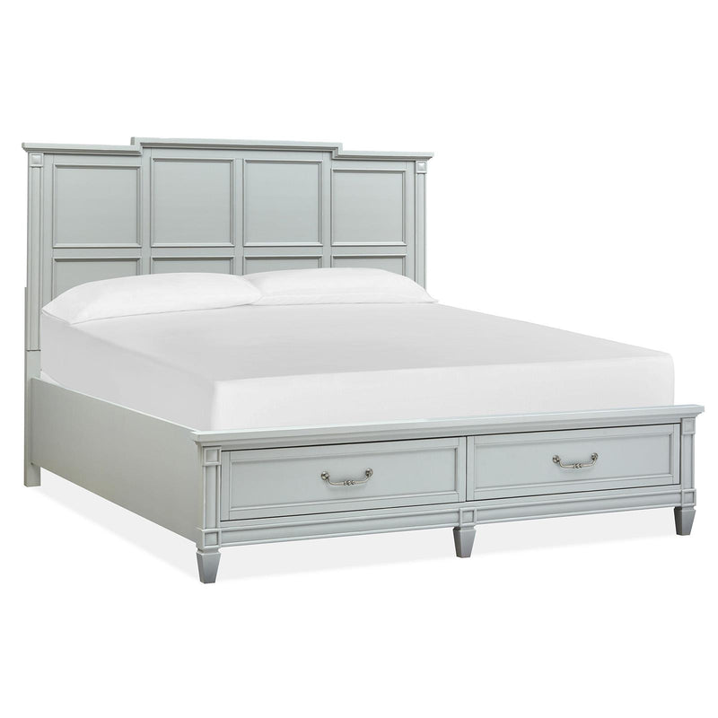 Magnussen Glenbrook King Panel Bed with Storage B5668-55R/B5668-64H/B5668-65F IMAGE 1