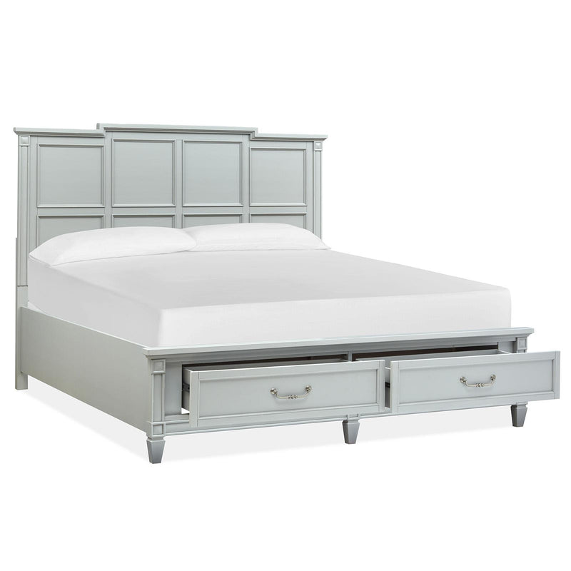 Magnussen Glenbrook King Panel Bed with Storage B5668-55R/B5668-64H/B5668-65F IMAGE 2