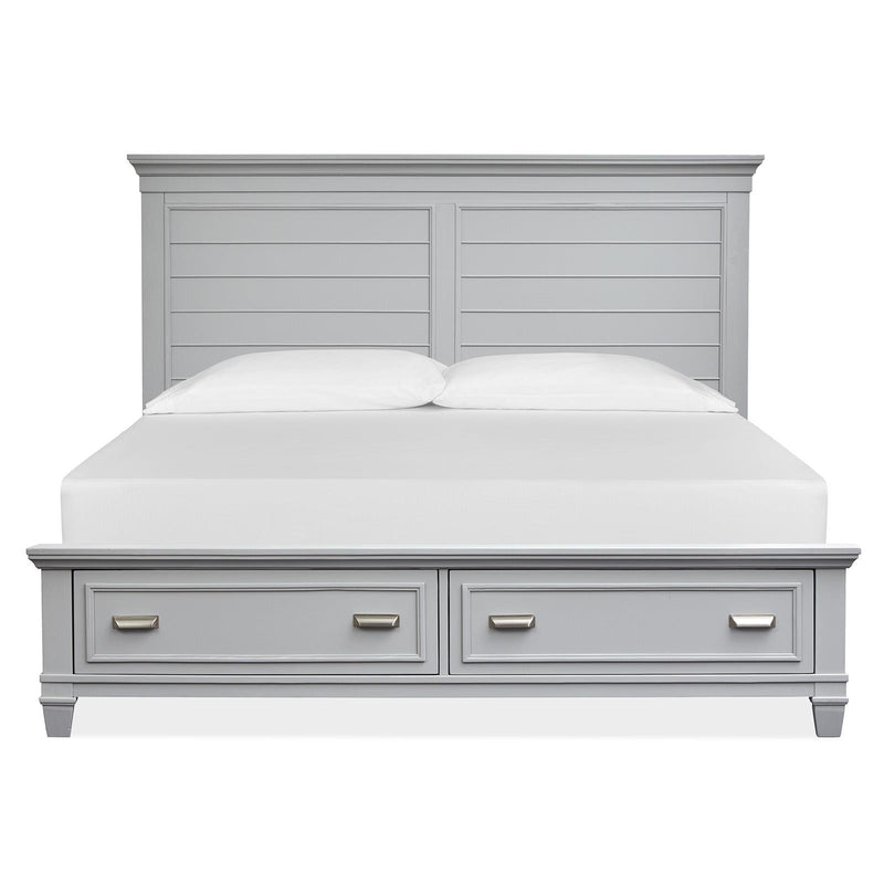 Magnussen Charleston King Panel Bed with Storage B5611-54RGY/B5611-64HGY/B5611-64SFGY IMAGE 3