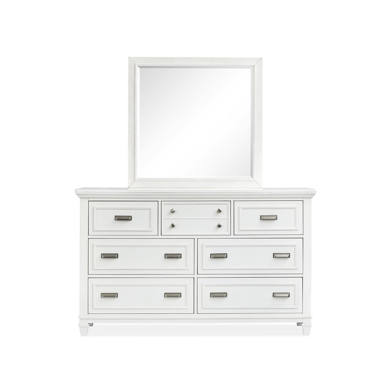 Magnussen Charleston Landscape Dresser Mirror B5611-40WH IMAGE 3