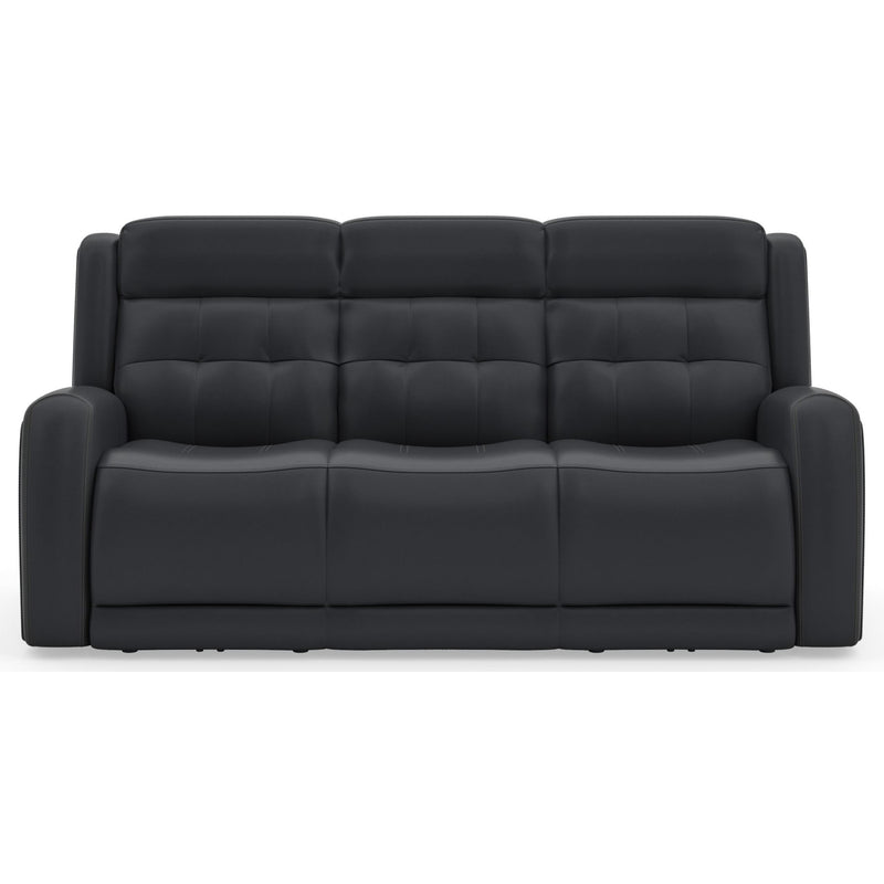 Flexsteel Grant Power Reclining Leather Match Sofa 1480-62PH 009-40 IMAGE 2