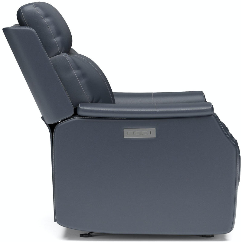 Flexsteel Easton Power Leather Match Recliner 1520-50PH 072-40 IMAGE 3