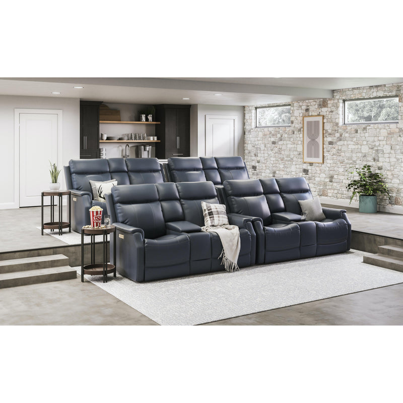 Flexsteel Easton Power Reclining Leather Match Loveseat 1520-64PH 072-40 IMAGE 4