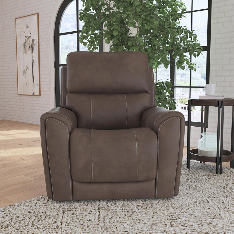 Flexsteel Carter Power Leather Look Recliner 1587-50PH 886-72 IMAGE 4