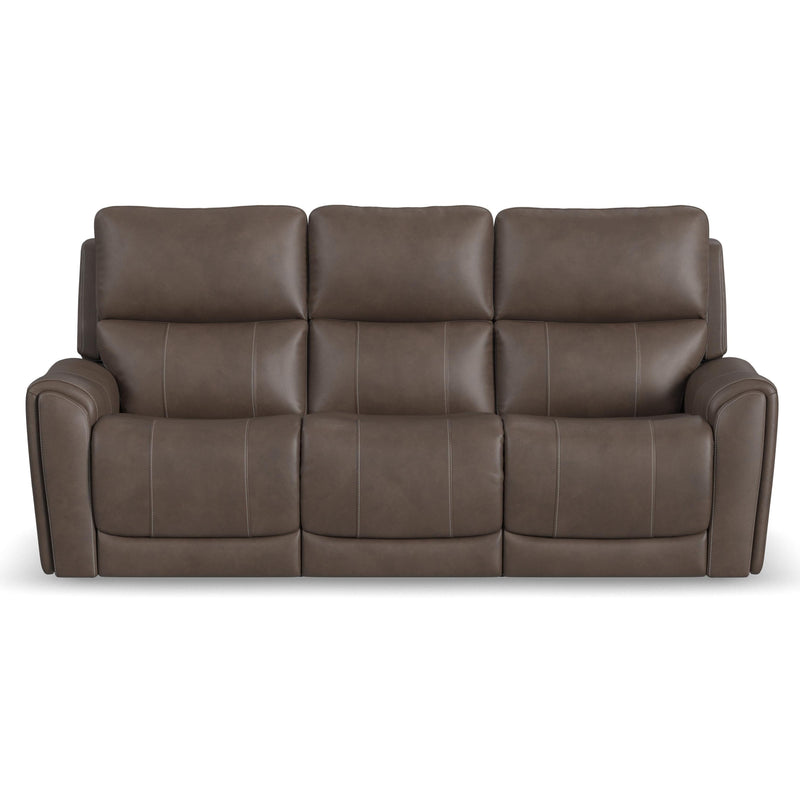 Flexsteel Carter Power Reclining Leather Look Sofa 1587-63PH 886-72 IMAGE 3