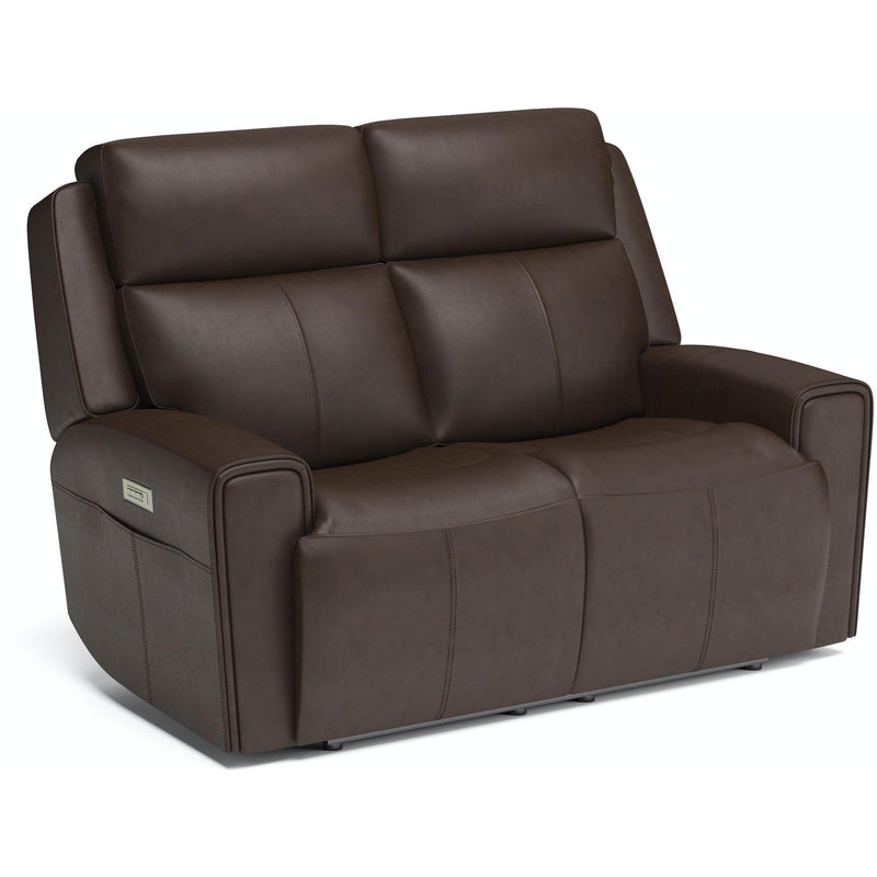 Flexsteel Barnett Power Reclining Leather Match Loveseat 1601-60PH 030-70 IMAGE 1