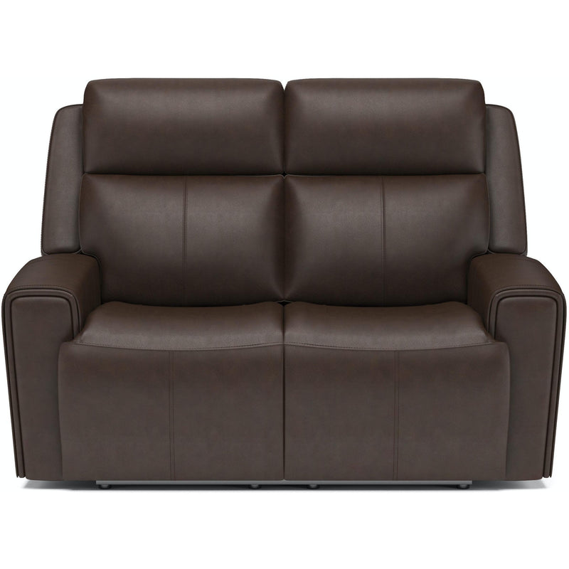 Flexsteel Barnett Power Reclining Leather Match Loveseat 1601-60PH 030-70 IMAGE 2