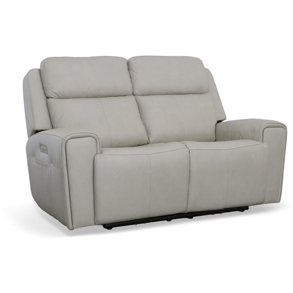 Flexsteel Barnett Power Reclining Leather Match Loveseat 1601-60PH 030-01 IMAGE 1