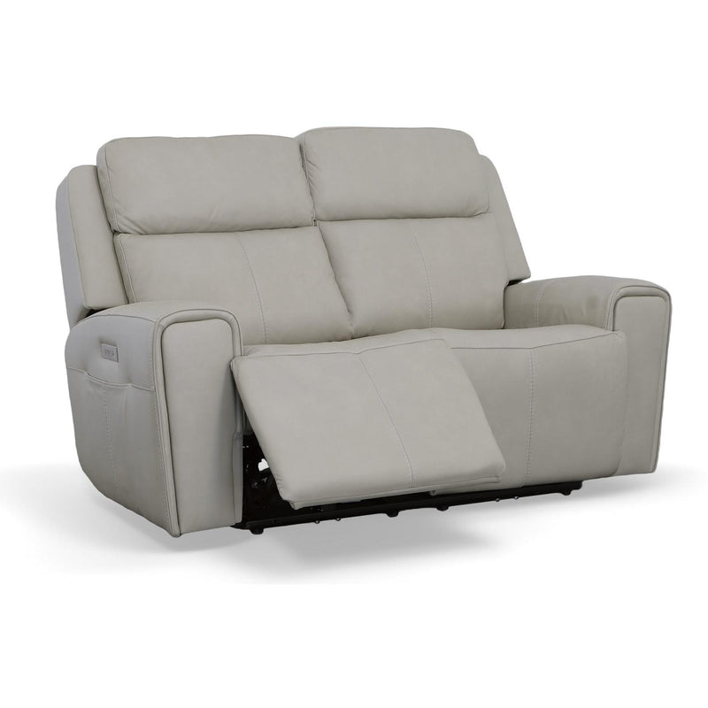 Flexsteel Barnett Power Reclining Leather Match Loveseat 1601-60PH 030-01 IMAGE 2