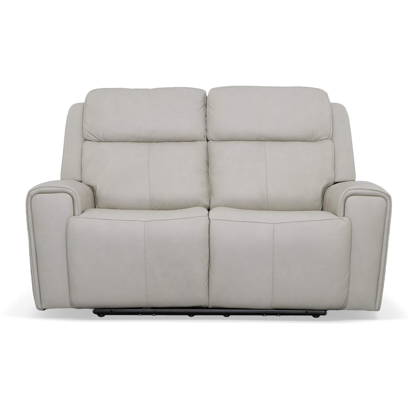 Flexsteel Barnett Power Reclining Leather Match Loveseat 1601-60PH 030-01 IMAGE 3