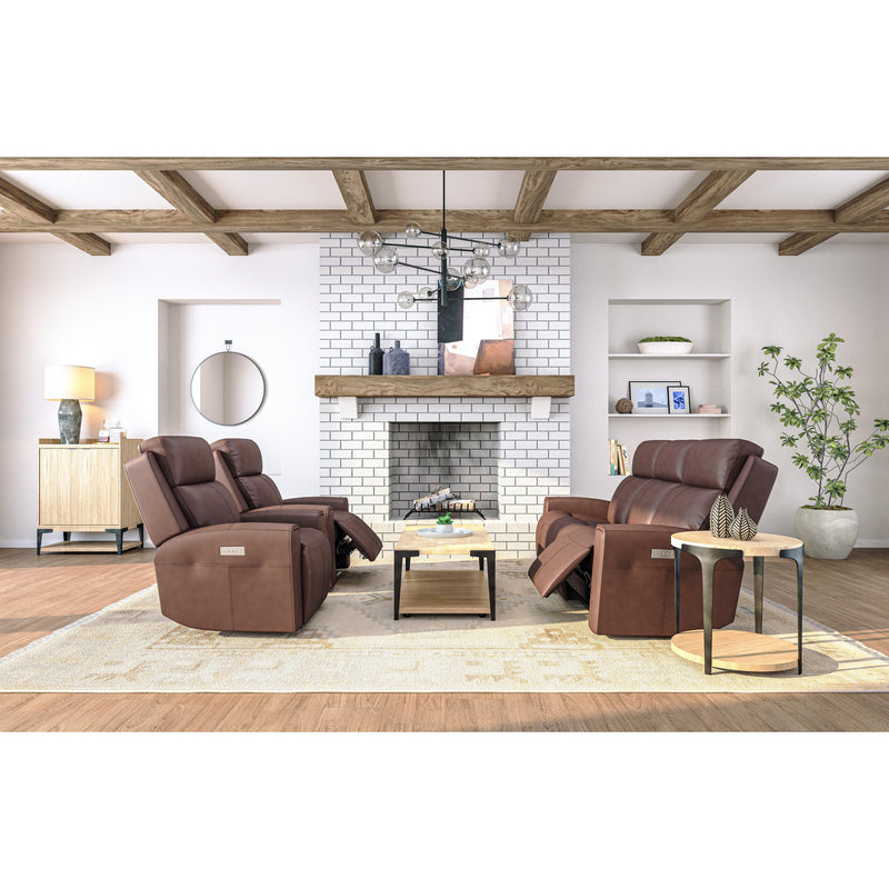 Flexsteel Barnett Power Reclining Leather Match Sofa 1601-62PH 030-54 IMAGE 4