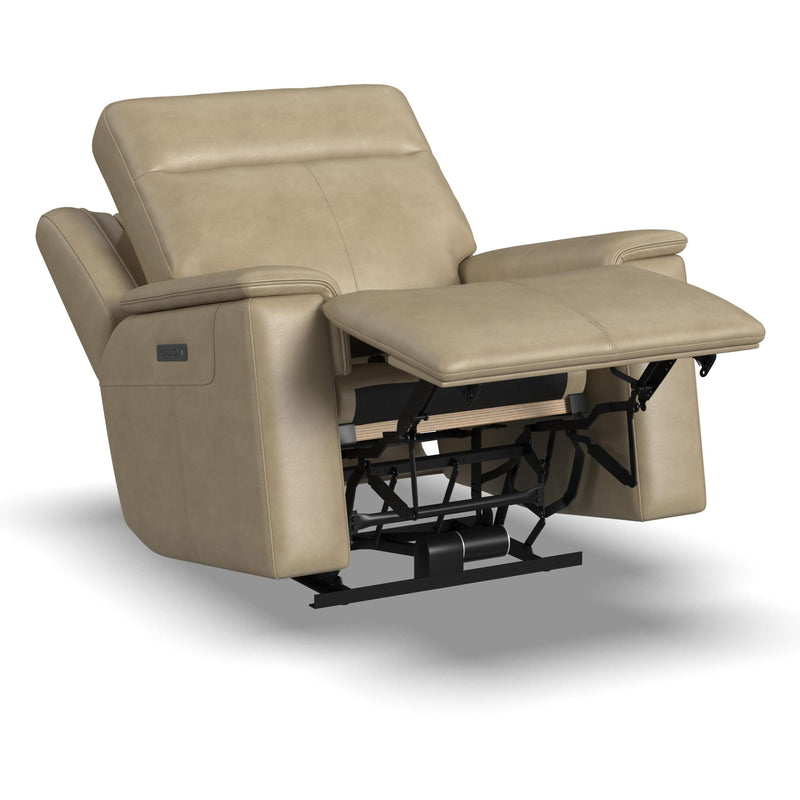 Flexsteel Odell Power Leather Match Recliner 1739-50PH 202-80 IMAGE 2