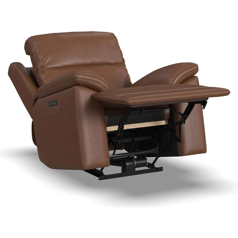 Flexsteel Jackson Power Leather Match Recliner 1759-50PH 202-72 IMAGE 2