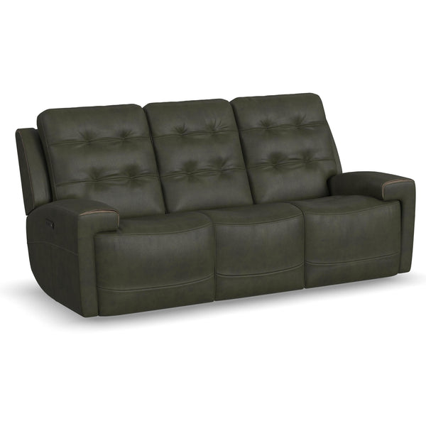 Flexsteel Iris Power Reclining Leather Match Sofa 1781-62PH 310-70 IMAGE 1