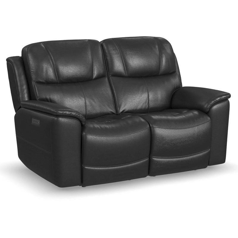 Flexsteel Crew Power Reclining Leather Match Loveseat 1783-60PH 633-00 IMAGE 1